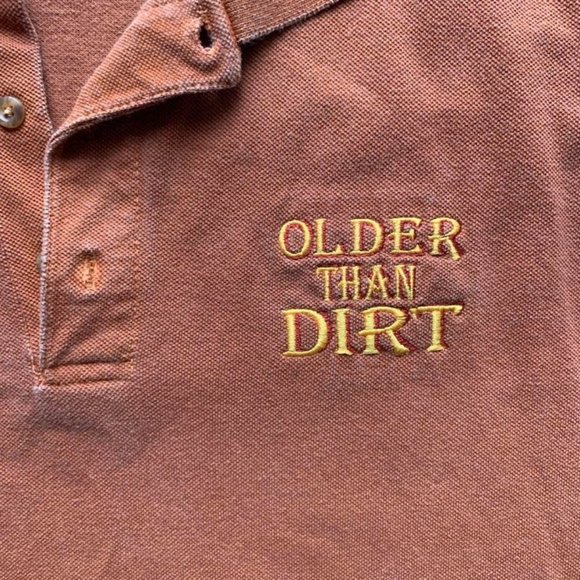 Older than dirt button up collared shirt - Picture 3 of 4